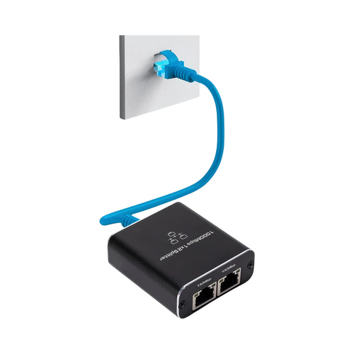 Branchements LAN 1 entrée 2 sorties 1000Mbps - Vue principale - gaming bureautique Gear4PC