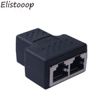 Brancheur Ethernet RJ45 Femelle Split 2 Voies - Vue latérale