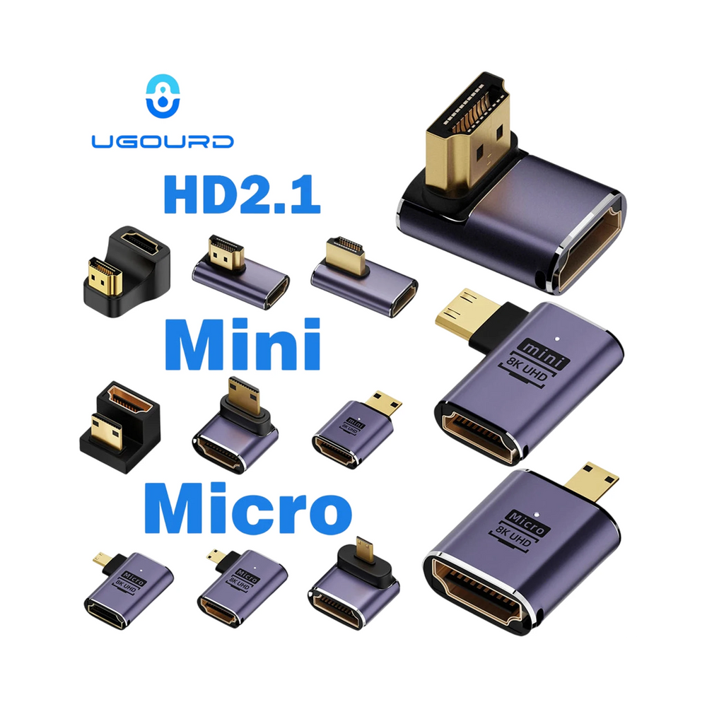 Adaptateur HDMI Mini vers HDMI 2.1 8K 4K - Vue principale -  - Gear4PC