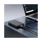 Adaptateur USB-C vers Micro-B en aluminium vue de face