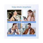 Vue arrière des boucles auditives câblées SHUKUI pour iPhone5Boucles auditives câblées SHUKUI pour iPhone en vue latérale