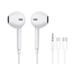 Boucles auditives câblées SHUKUI pour iPhone 14 Pro Max noires dynamiques