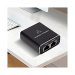 Branchements LAN 1 entrée 2 sorties 1000Mbps - Vue détaillée