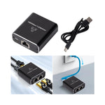 Branchements LAN 1 entrée 2 sorties 1000Mbps - Vue latérale