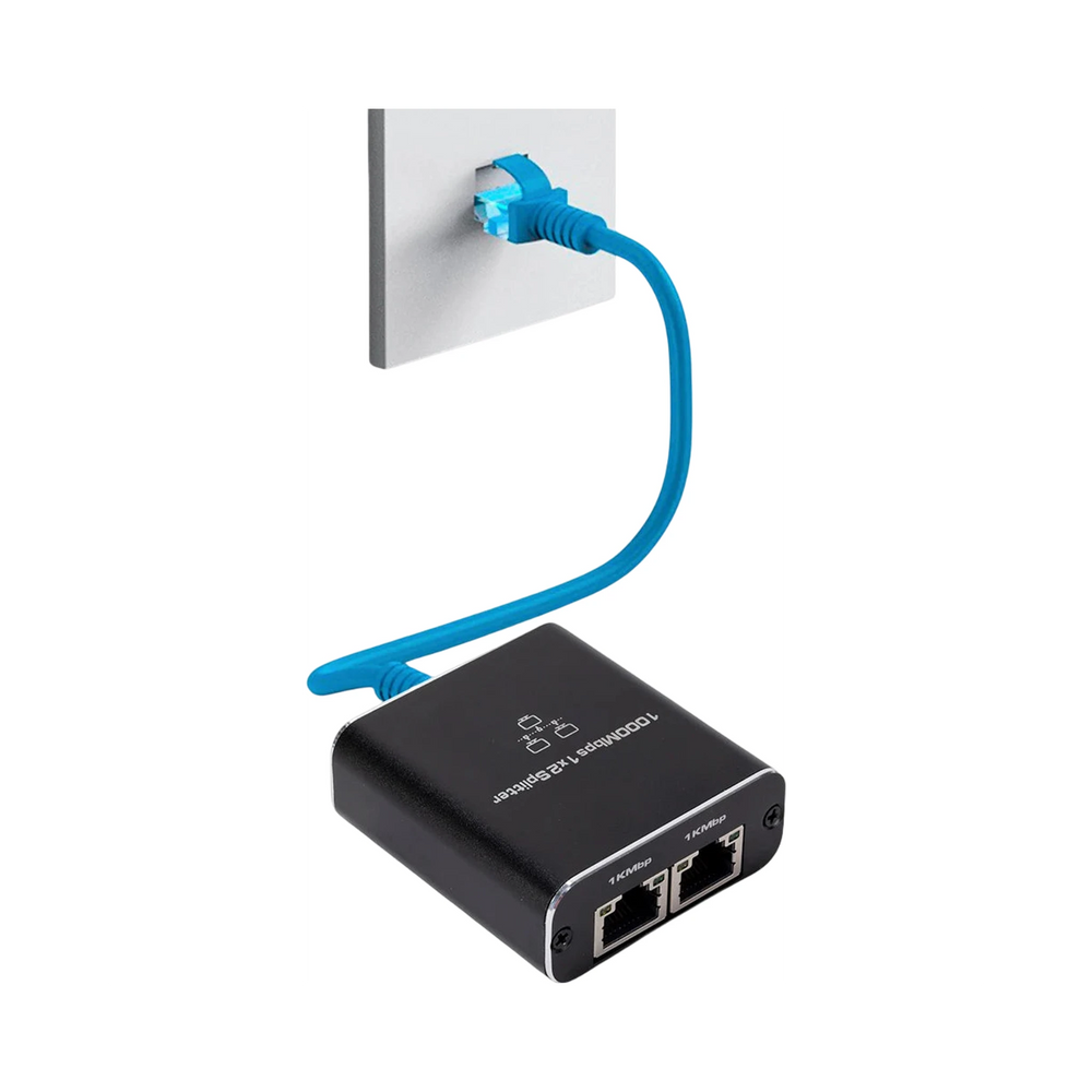 Branchements LAN 1 entrée 2 sorties 1000Mbps - Vue principale -  - Gear4PC