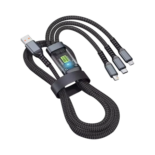 Câble USB-C Micro-USB 3en1 GEAR4PC 100W charge rapide