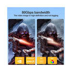 Câble DisplayPort 8K@120Hz 3-5m - Vue latérale