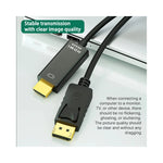 Câble DP HDMI 4K 60Hz pour TV - Vue arrière