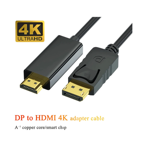 Câble DP HDMI 4K 60Hz pour TV - Vue principale