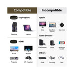 Câble DP HDMI 8K 4K - Vue arrière