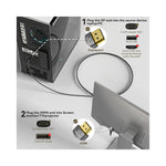 Câble DP HDMI 8K 4K - Vue détails techniques