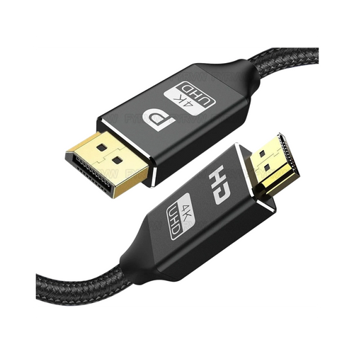 Câble DP vers HDMI 4K pour TV - Vue principale