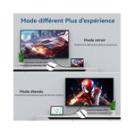 Câble DP vers HDMI 8K@60Hz - Vue arrière