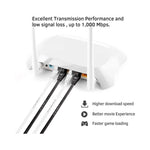 Câble Ethernet Cat 6 UTP 1m - Vue détaillée