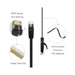 Câble Ethernet Cat 6 UTP 1m - Vue latérale