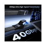 Câble Ethernet CAT 8 40Gbps - Vue arrière