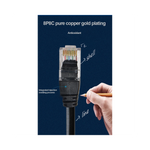 Câble Ethernet Cat6 RJ45 1Gbps - Vue dessus