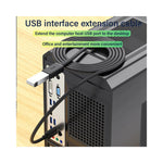 Câble USB 3.0 M/F FENGKUABAO noir vitesse 5Gbps