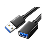 Câble USB 3.0 M/F GEAR4PC 5Gbps pour PC TV SSD noir et blanc