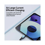 Câble USB-C GEAR4PC 240W charge rapide pour PC et Mac