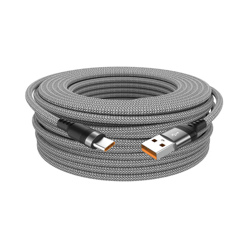 Câble USB C rapide GEAR4PC 5A pour smartphones variés 3m noir