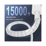 Câble USB C vers USB C noir charge rapide 100W vue avant