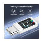 Câble USB C vers USB C noir charge rapide 100W iPhone Samsung vue arrièresteder<|im_start|><|im_start|>.usermodel<|im_star...