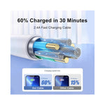 Câble USB GEAR4PC pour iPhone 14 Plus vue arrière