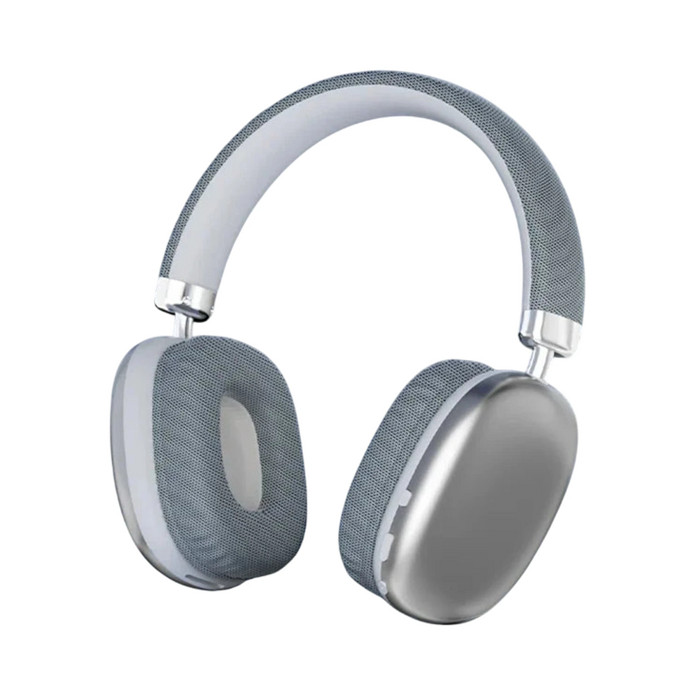 Casque Bluetooth Air Max sans fil pour gaming et PC, couleur noire avec coussinets gris -  - Gear4PC