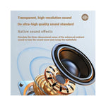 Casque Bluetooth pliable en noir avec coussinets rembourrés