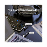 Casque Bluetooth SmailWolf-L80 vue arrière montrant les couleurs noire et rouge avec le logo GEAR4PC visible