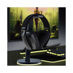 Vue latérale du casque gaming BW06 en noir avec coussinets rembourrés