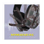 Casque gaming Bluetooth ANC pour PS5 PC Mac vue arrière avec connecteurs visible