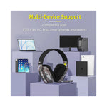 Casque gaming Bluetooth BW06 pour PS5 PC Mac avec ANC noir et rouge