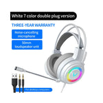 Casque gaming G58 G60 LED plié vue arrière réduction bruitVisibleclairfluideGOREDEEPCGEAR4PCEXPREFEXTPCX