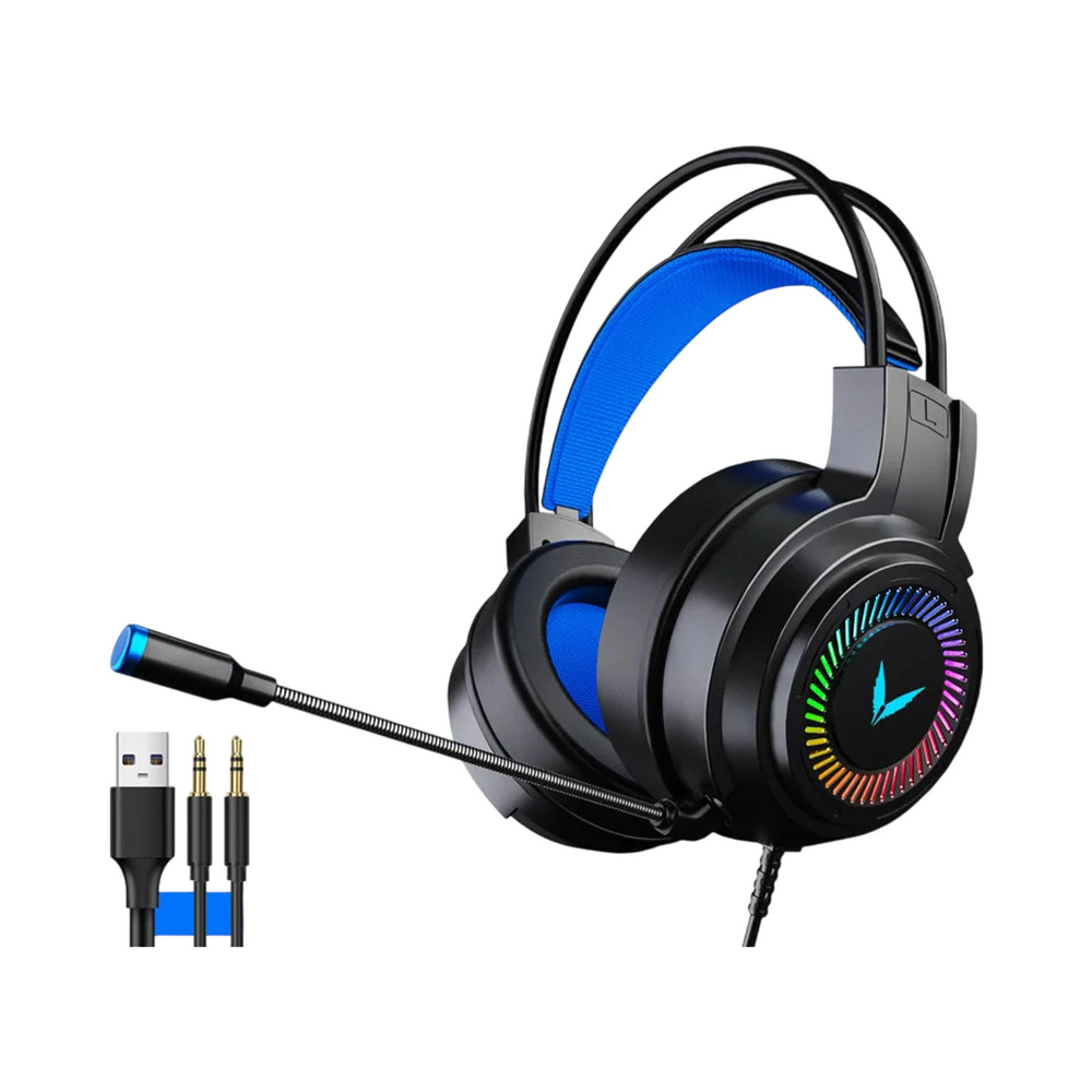 Casque gaming G58 G60 LED qualité PC pliable avec réduction active du bruit -  - Gear4PC