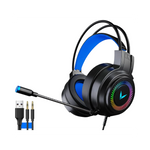 Casque gaming G58 G60 LED qualité PC pliable avec réduction active du bruit