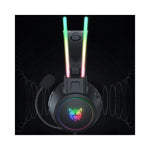 Casque ONIKUMA RGB vue arrière avec micro HD