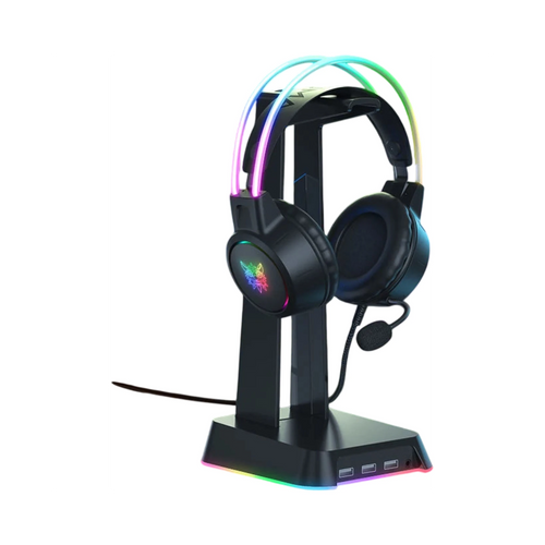 Casque gaming ONIKUMA RGB avec micro HD pour PC optimisé pour les gamers