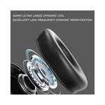 Casque Bluetooth GEAR4PC en noir avec micro flexible et touches de contrôle sur l'arête du casque