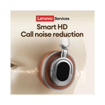 Casque Bluetooth Lenovo LE602 vue arrière avec câble détachable