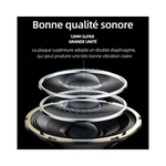 Casque TWS Lenovo Bluetooth mic PC gaming qualité HD vue arrière