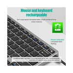 Clavier gaming Bluetooth et 2.4G vue de face avec touches multimediasClavier gaming Bluetooth et 2.4G vue de face avec tou...