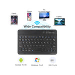 Clavier Bluetooth mini de GEAR4PC en vue arrière montrant les ports de recharge et les boutonsClavierBluetoothminiGEAR4PCv...