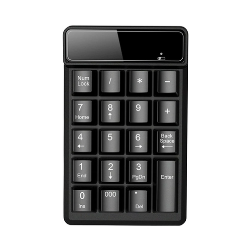 Clavier Bluetooth portable LED GEAR4PC avec 19 touches numériques rétroéclairées pour gaming et PC