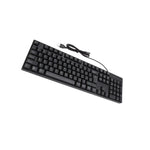 Clavier ergonomique GEAR4PC 104 touches vue arrière filaire