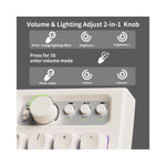 Clavier gamer sans fil RGB EWEADN V97 avec vue détaillée des touchesClavier gamer sans fil RGB EWEADN V97 avec vue détaill...