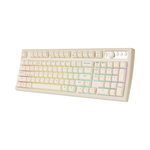 Clavier gamer sans fil RGB EWEADN V97 avec éclairage personnalisable rechargeable