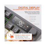 Clavier Bluetooth M96 en vue frontale, design minimaliste 96 touches PBT ergonomique pour PC