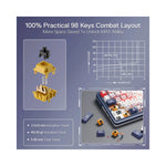 Clavier gaming K686 PRO vue frontale rétroéclairée RGB avec hot-swap